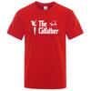 The Catfather Cat Cool Printing Man Tshirt Casual Comfortable T-Shirt Fashion Vintage Tee Shirts Oversized Casual T Shirts Men's
