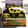 Rugby logoPattern Bedding Quilt Set Quilt Cover Pillowcase Home Decoration Birthday Gift (1 * duvet cover + 2 * pillowcase, without core)