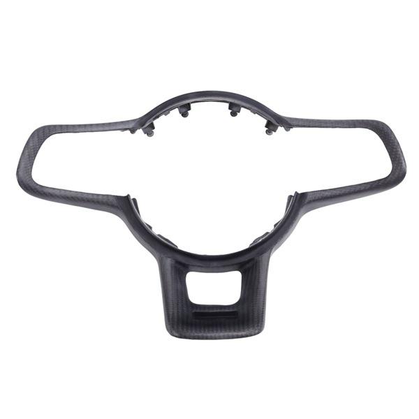 Dry Carbon Fiber Steering Wheel Trim for Volkswagen Golf 7 MK7, Passat B8, Tiguan MK2