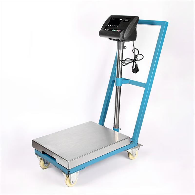 Baishengniu Portable Electronic Platform Scale with Wheels
