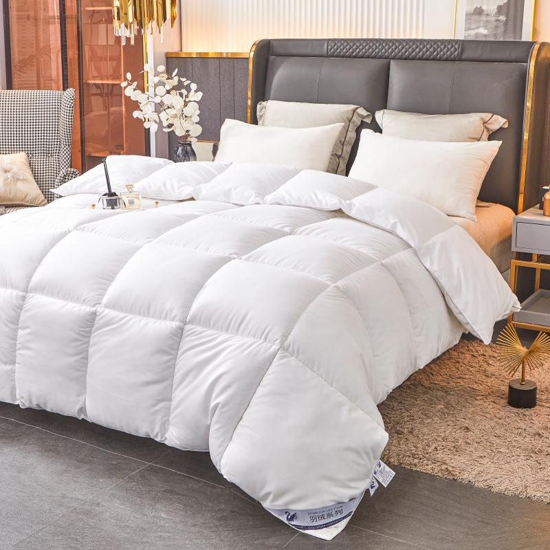 Luxurious Five-Star Hotel Quality Quilt – Winter Thick, Feather Silk Core, Summer Cool, Single/Double Sizes Available.