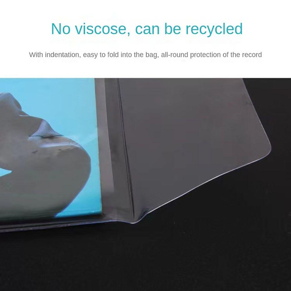 7/10/12 inch Vinyl Records Sleeve Resealable Vinyl Outer Sleeves Useful LP Record Cover Record