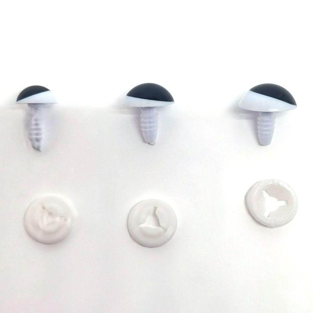 10pcs/5pairs 13/16/18/21mm Eyes Crafts Eyes with Washer Glitter Crystal Eyes  DIY Doll Accessories