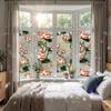 Window Privacy Film, Stained Glass Pattern Decorative Window Sticker, Rainbow Static Cling, Sun Blocking Reusable Decals for Glass Doors, Bedroom