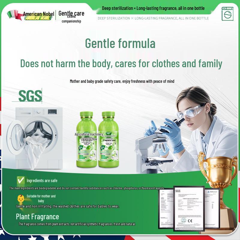 Washing Machine Tub Cleaner & Descaler - Antibacterial Agent for Stain & Odor Removal