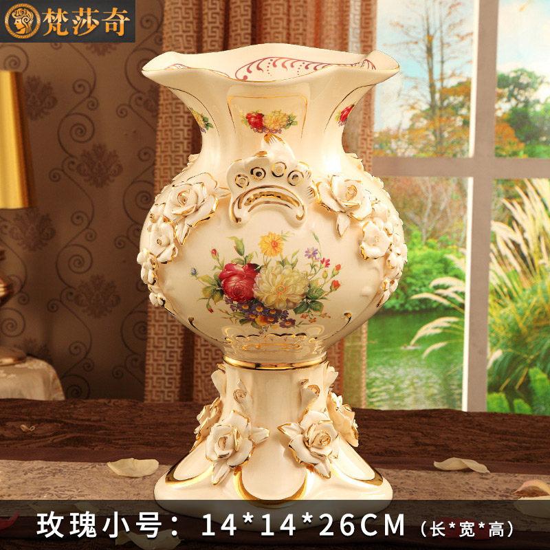 Скандинавская роскошная ваза для гостиной Современная керамическая композиция из цветов Высококлассный домашний декор Креативный минималистичный дизайн