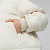 Puma Mmq Down Jacket With Casual Hooded Long Sleeves Unisex Jackets Snow-White 620817-87