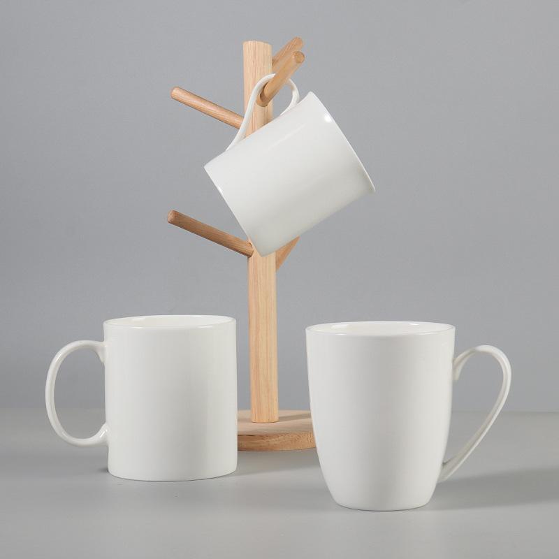 Jingdezhen porcelana kostna prosta filiżanka kubek na wodę filiżanka do herbaty ceramiczna filiżanka kubek na mleko kawę hotelowy kubek na wodę