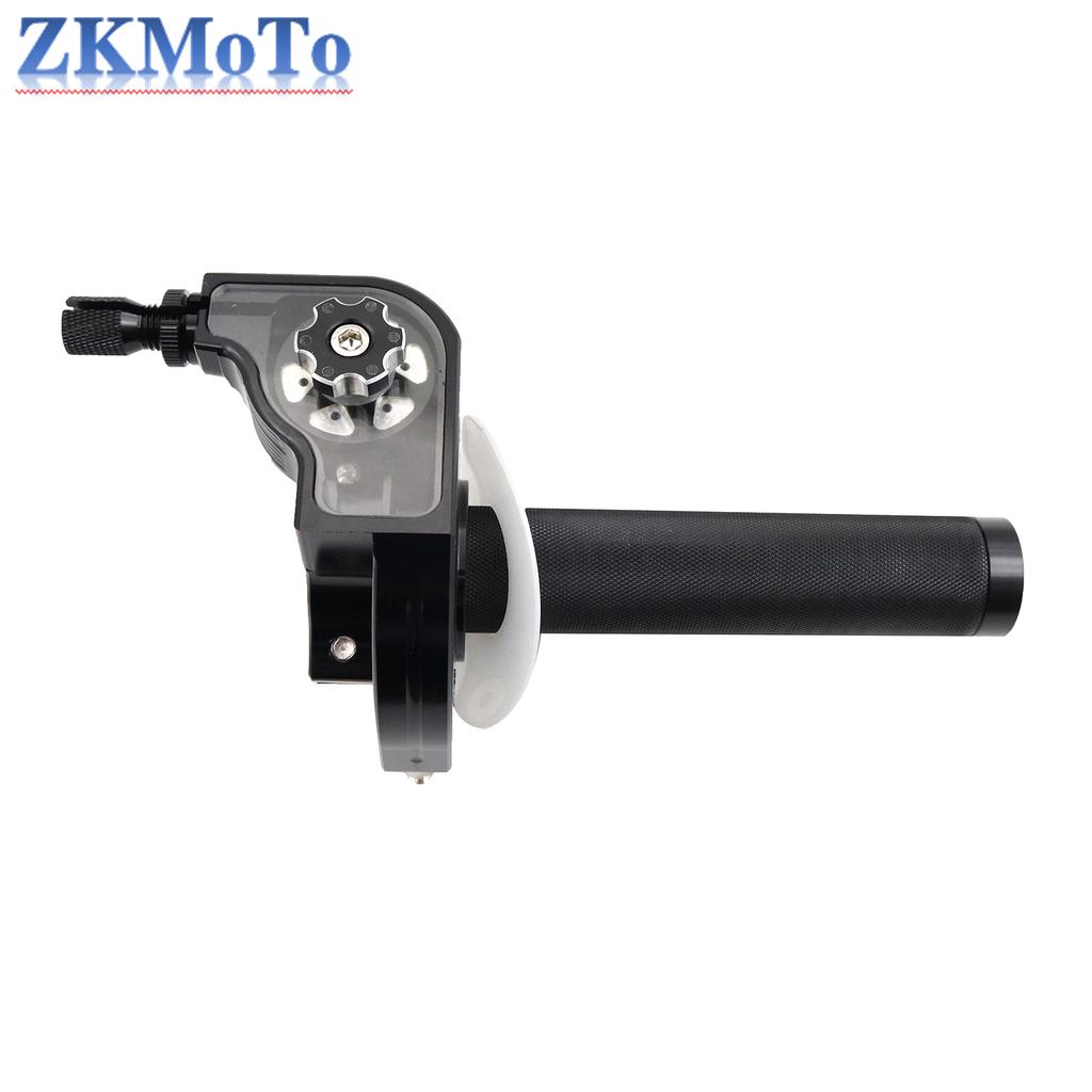 Universal Motorcycle CNC Aluminum Accelerator Throttle Twist Grips Handlebars Throttle Cable For KTM Yamaha Kawasaki Honda Parts