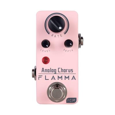 FLAMMA FC14 Analog Chorus Guitar Effector Pedal True Bypass Chorus Pink
