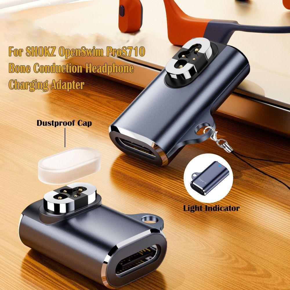 Bone Conduction Headphone Charging Adapter Magnetic Charger for Shokz OpenSwim Pro S710