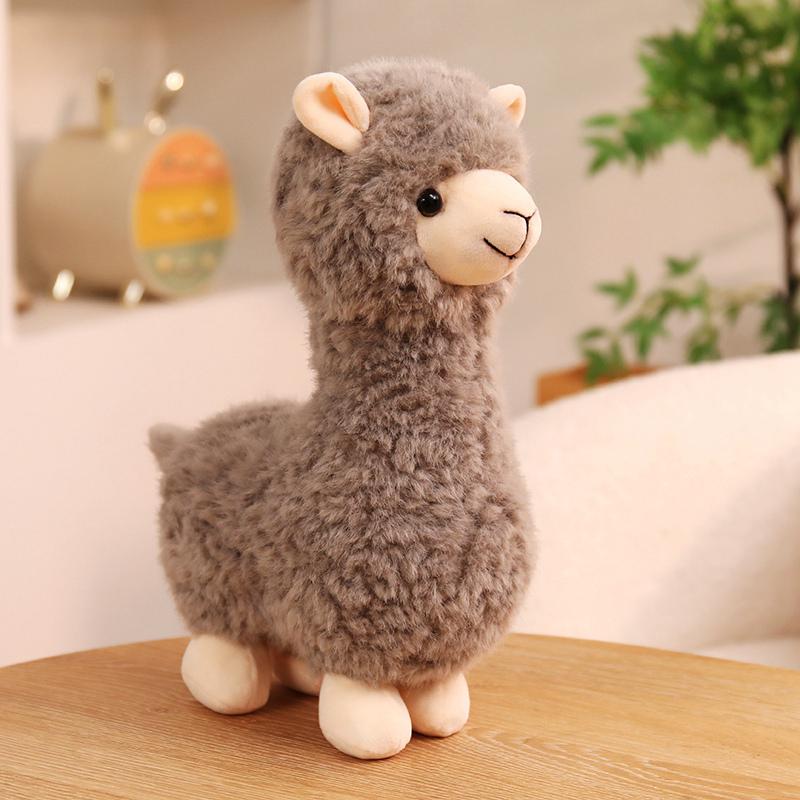 Heiß 30cm Süßes Kleines Alpaka Plüschtier Stofftier 5 Farben Neu Weiche Schafpuppe Heimdeko Kinder Mädchen Geburtstag Weihnachtsgeschenk