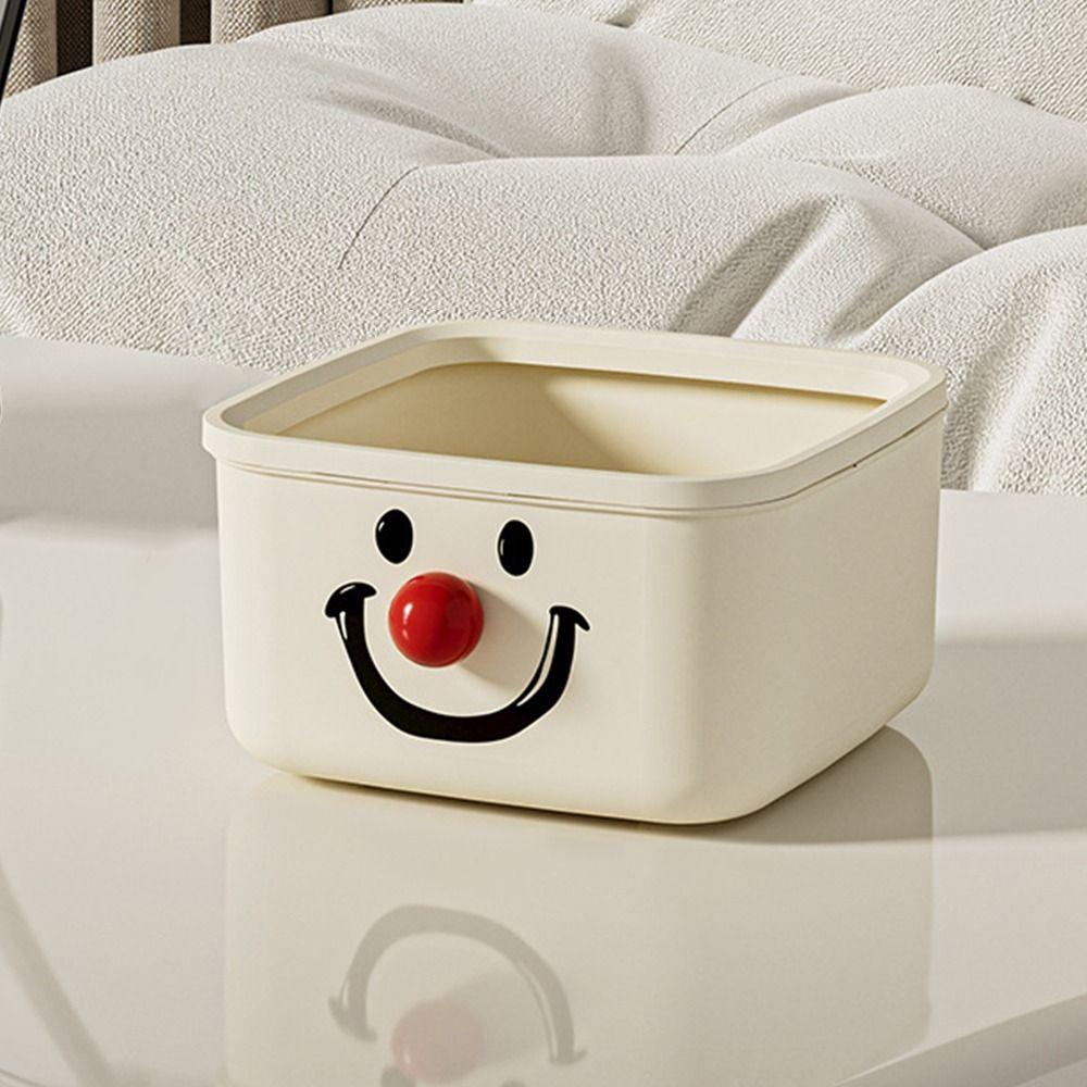 Joker Smiling Face Desktop Storage Box Creative Bathroom Organizer  Kitchen Accessories