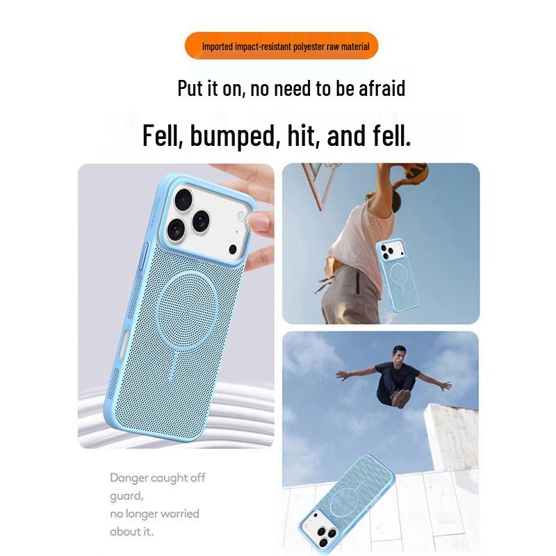 Honeycomb Cooling Magnetic Frosted Ultra-Thin iPhone Case