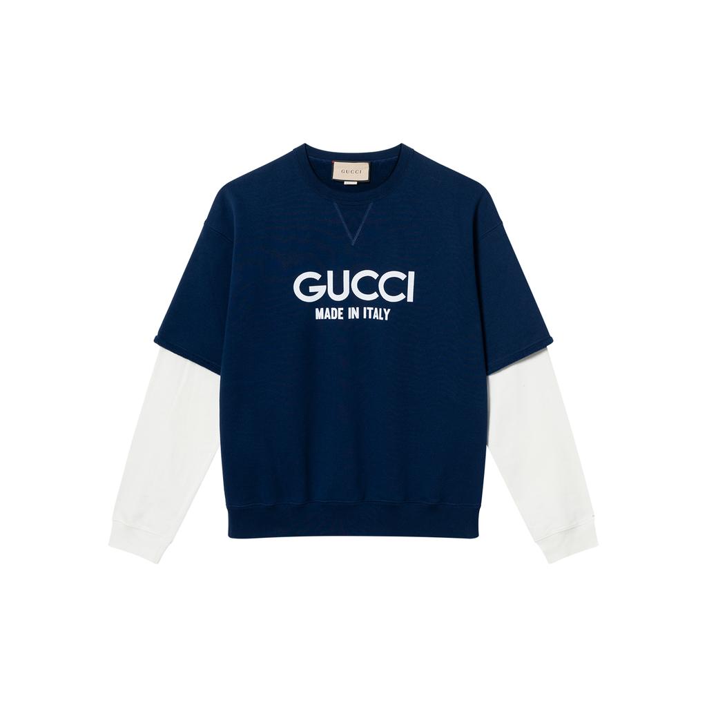 Gucci SS24 Sweatshirt Men's Dark Blue 768458-XJF31-4713