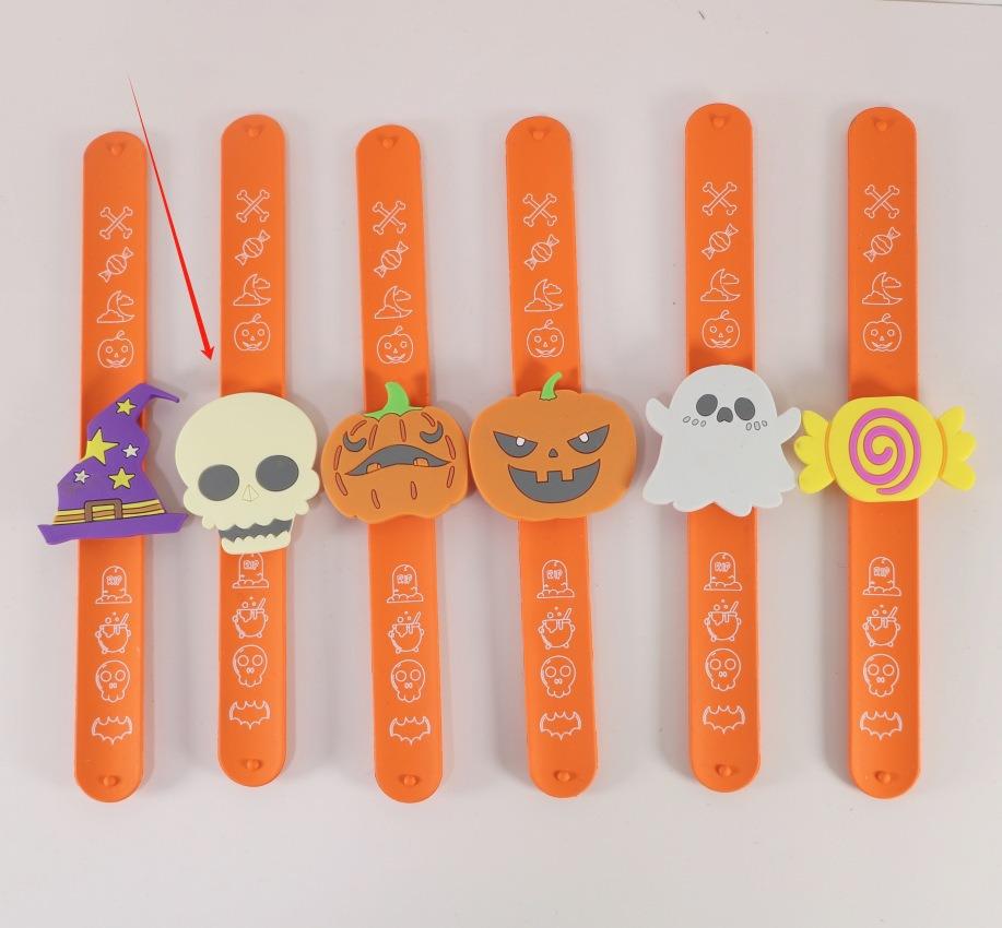Cartoon Halloween Snap Bracelet for Kids - Creative and Fun Party Decoration