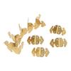10Pcs Metal Corner Protector Retro Style Durable Brass High Hardness Widely Used Corner Guards for Case Box Furniture