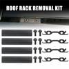 4Pcs Roof Drip Rack Removal Cover Clips With Screws Acces 75596-35020 For Toyota FJ Cruiser 07-14 RAV4 Lexus 63185-42020-A74F