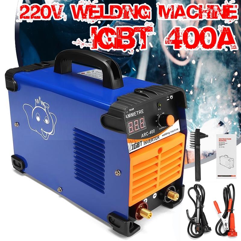 

220В Портативный Цифровой Сварочный Инверторный Аппарат IGBT Сварщик Вилка ЕС 318*200*141мм