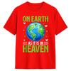 Oversized TShirt On Earth As It Is In Heaven Cotton TShirts Novelty Tshirt for Unisex Summer Y2K Casual Short Sleeve Clothing