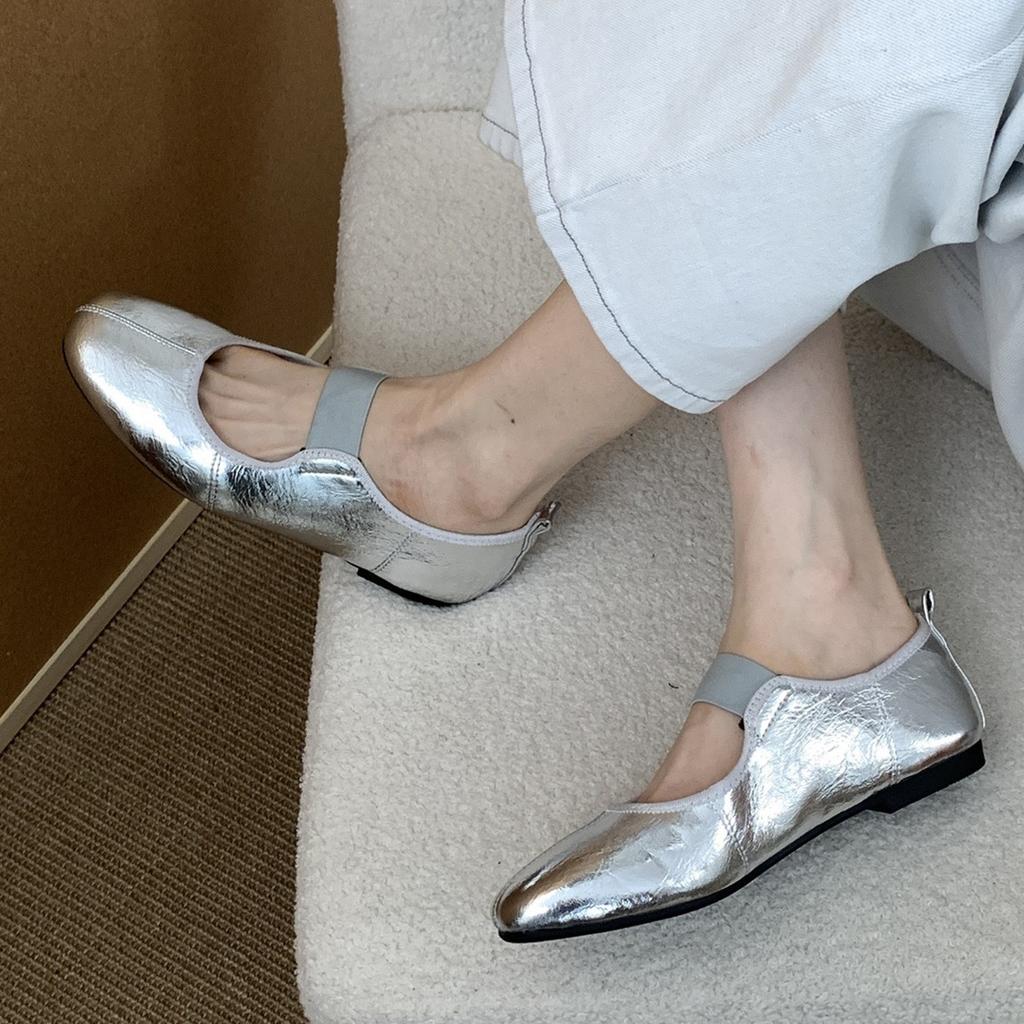 IPPEUM Mary Janes Women Ballet Flats Shoes Round Toe 2025 New  Ballerina Shoes