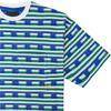 Vans Tokyo Design Collective Bequemes Rundhals-Kurzarm-T-Shirt Unisex-Oberteile Blau Gestreift VN000H2TCYH