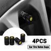 4Pcs Metal Car Tire Valve Cover Wheel Stem Cap For Ferrari 308 GT4 328 GTB GTS F355 360 Modena F430 458ltalia 488 GTB F8 Tributo KL8