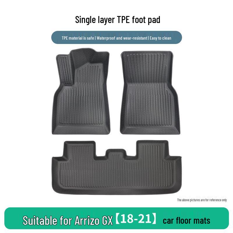 Chery Arrizo GX 18-21 Scratch-Resistant Waterproof TPE Custom Fit Floor Mats