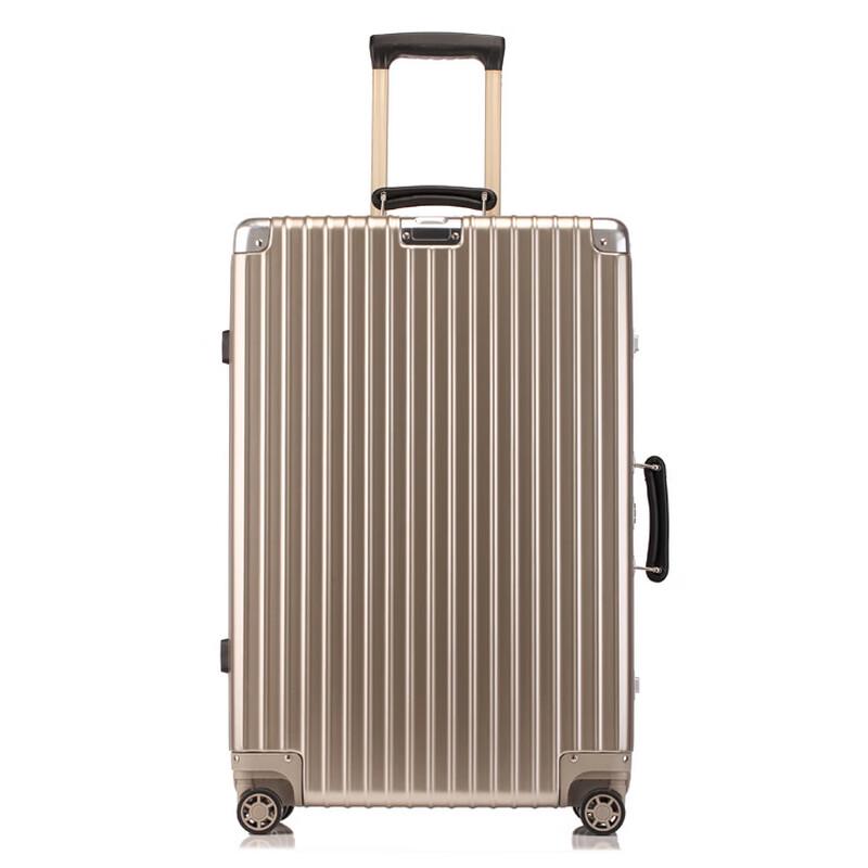OEING Vintage Aluminum Frame Luggage 26 inch