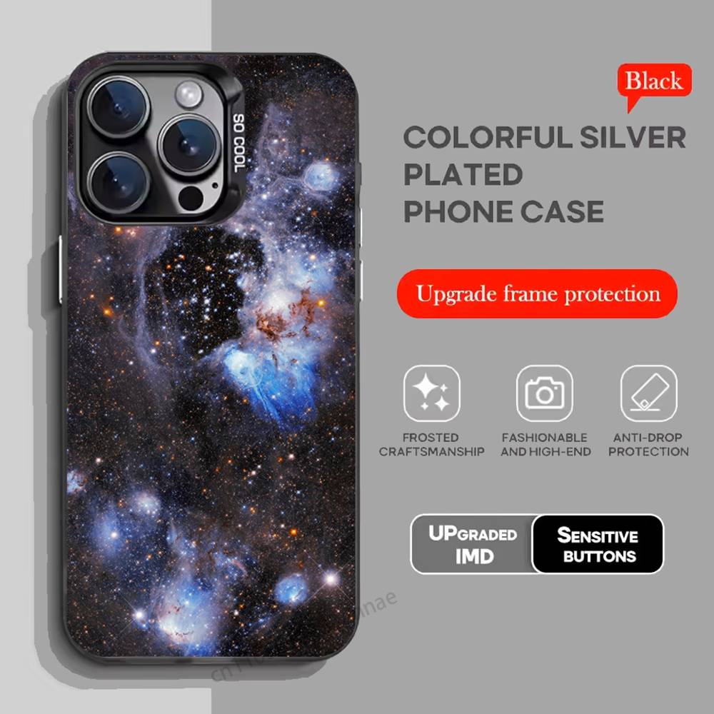 Earth Stars Space Phone Case for iPhone 17 11 12 Pro Max Plus Mini Air SE  16e 14 15 16 13 Soft Shell