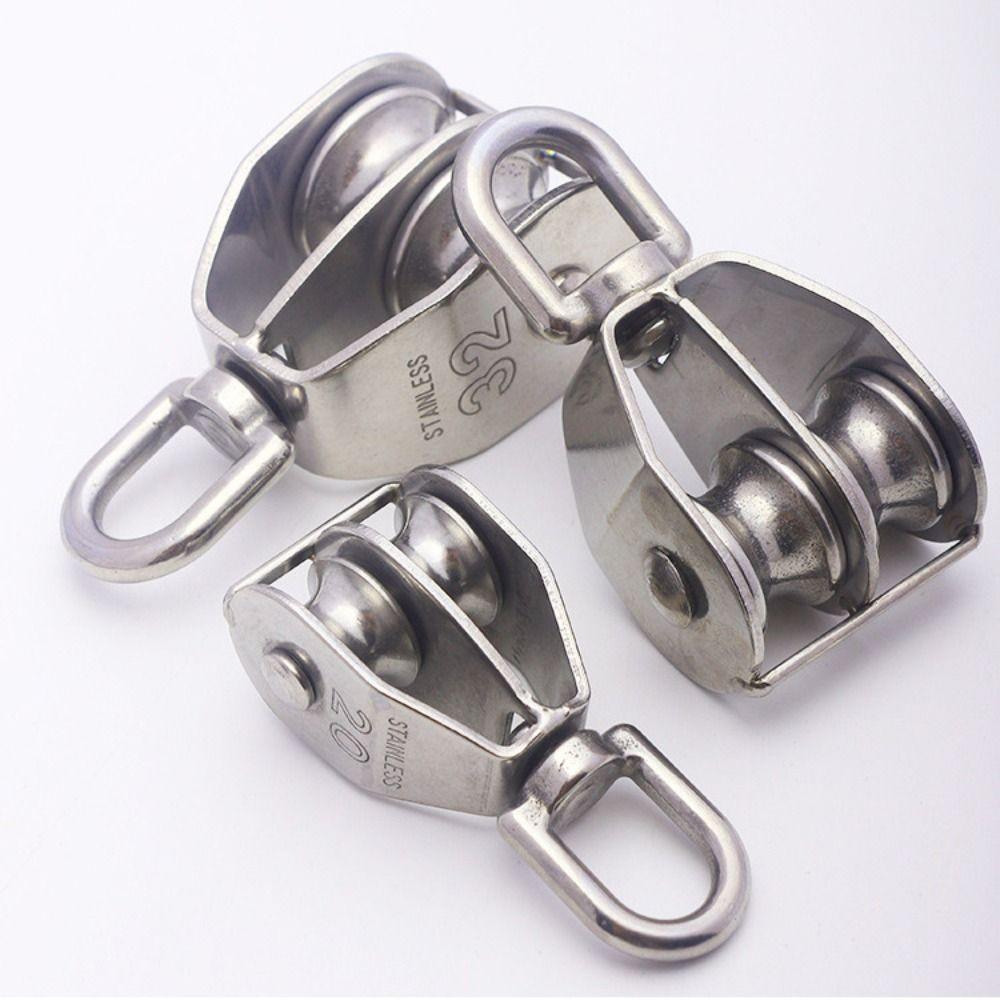 M15/20/25 Groove Pulley Swivel Traction Wheel Load-Bearing Fixed Pulley  Crane