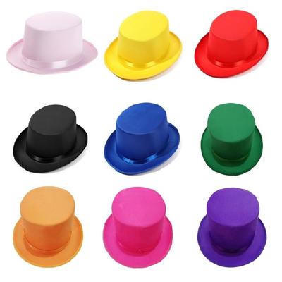 Erwachsener Trilby-Hut mit flacher Krempe Eleganter Maskerade-Party Hut für Herren
