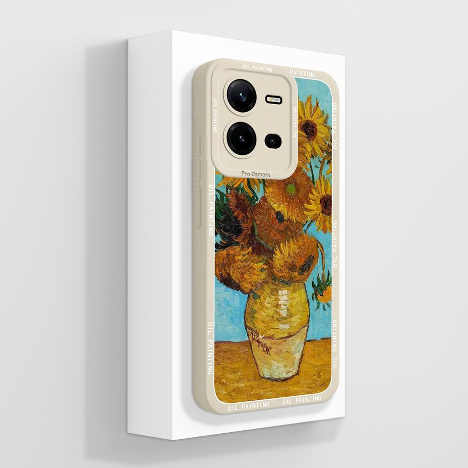 For Vivo V25 V25E 4G 5G Case Cute Advanced Sense Flowers Silicone Soft Shell For VivoV25 5G VivoV25E 4G Prevalent Fundas Bumper