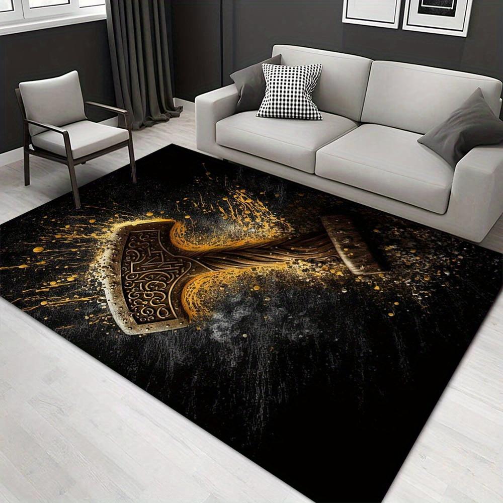 

1pc 1257541000Pattern Carpet, Area Rug For Living Room Bedroom Room Bed Chair Laundry Entryway Corridor Yard Non-slip Outdoor Camping Rug Fl 60cm by 90cm