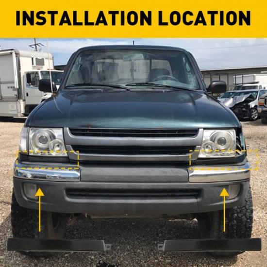 Headlight Molding Trim Lower Filler Set For 1998 1999 2000 Toyota Tacoma US EXV
