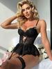 European & American Lace Embroidered Lingerie Set: Sexy Valentine's Day Temptation