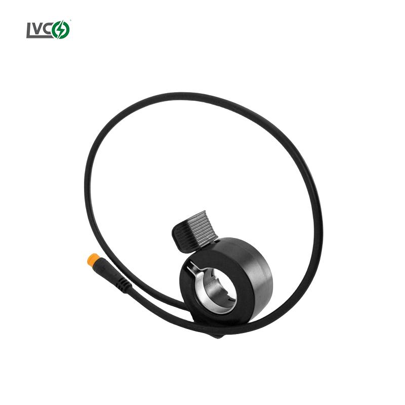 LVCO Electric Bike Thumb Throttle Electric Scooter 130X Thumb Throttle E-Bike Waterproof Connector Electric Bike Accessories