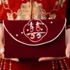 Chinese Style Wedding Red Envelope Embroidery Handmade Red Money Packet Best Wishes Large Capacity Tassel Design Envelope