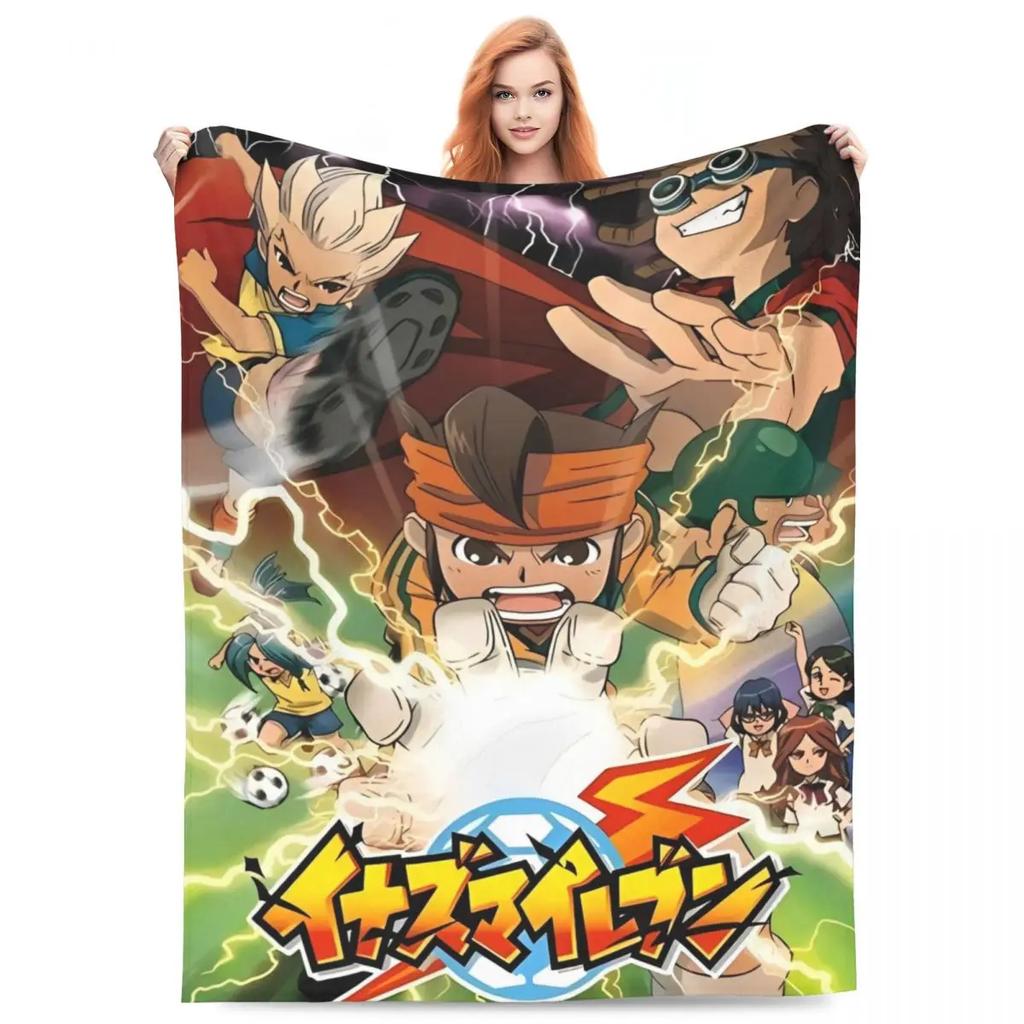 Inazuma Eleven Blanket Flannel Fubuki Shirou Soft Throw Blankets for Outdoor Travel Bedroom Quilt