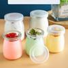 2026 New 100/150/200ml Glass Pudding Bottle Yogurt Cup with Lid Creative Jelly Bottle Oven Heat Resistant Food Pudding