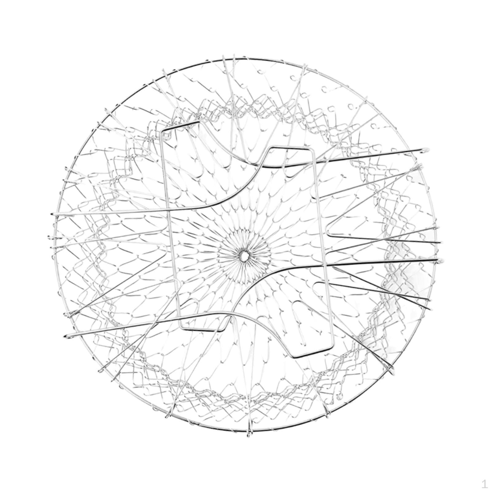 

Корзина для фритюра Складной кухонный дуршлаг Практичный Многофункциональный Долговечный Инструмент