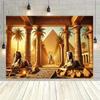 One Piece of Polyester Background Fabric Featuring the Magnificent Ancient Egyptian Landscape,  Photography and Room Decoration