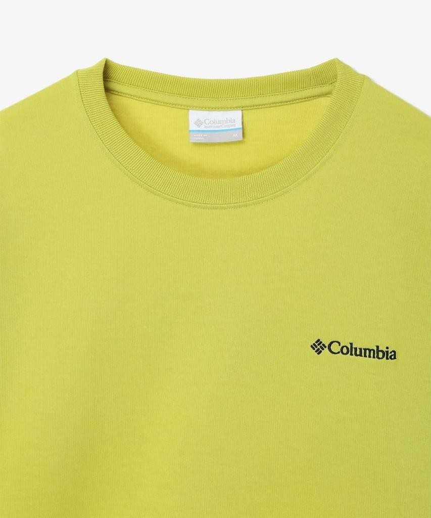 Urban Hike Graphic Long Sleeve PG3669 XL Bright Olive Back Print [Columbia] T-Shirt Men's