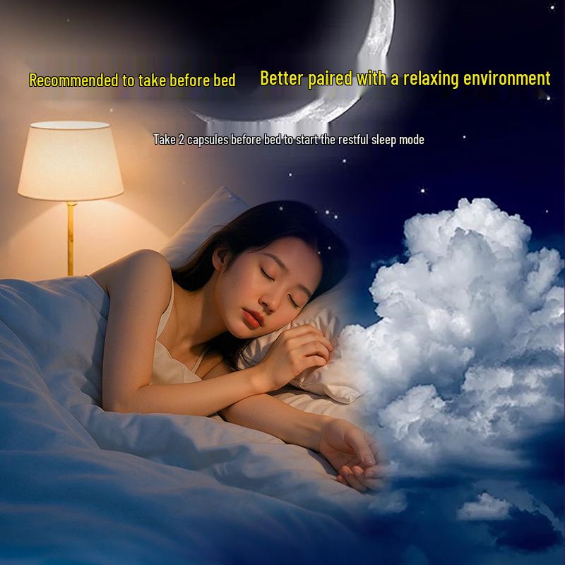 Shu Ming Good Night Duobang Suanzaoren Ciwujia Capsules for Sleep Support - Fast Shipping Available