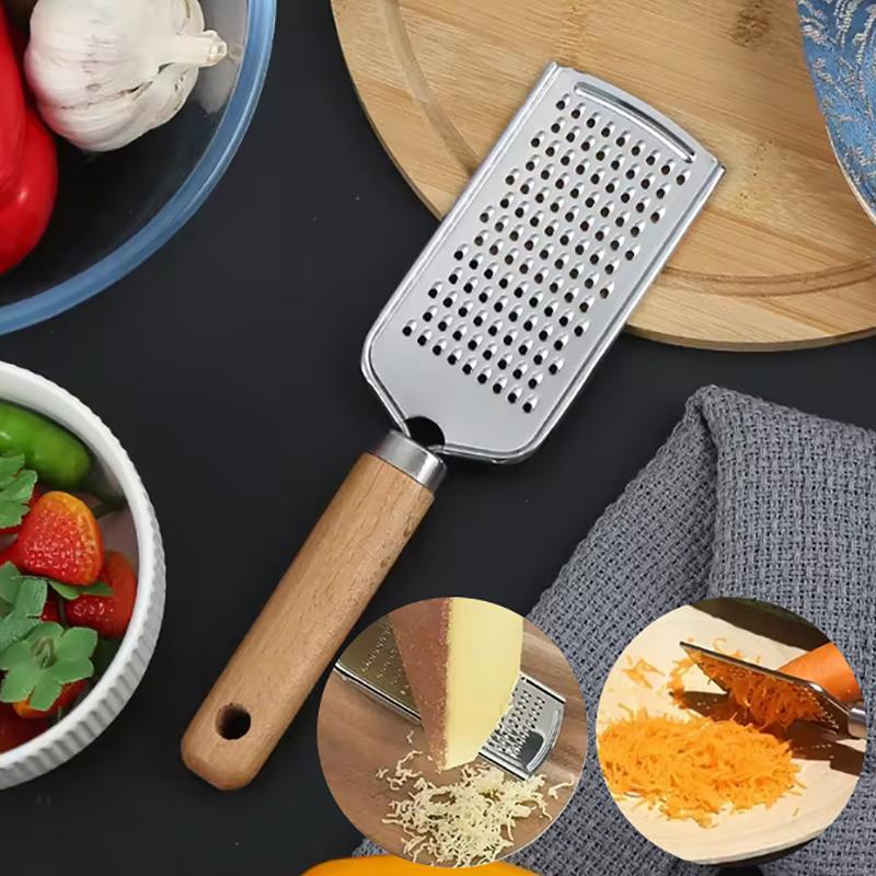 Sitron Rivejern Multifunksjonelt Rustfritt Stål Skarpt Grønnsaksskreller Rivejern Kutter Sitrus Sitronskreller Kjøkkentilbehør