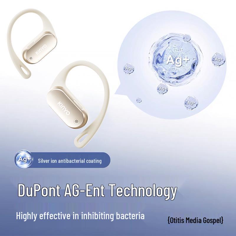 

Mini OWS Open-Ear Hook Bluetooth Earphones - Air-Conducting, Wireless, Long Battery Life for Running & Sports