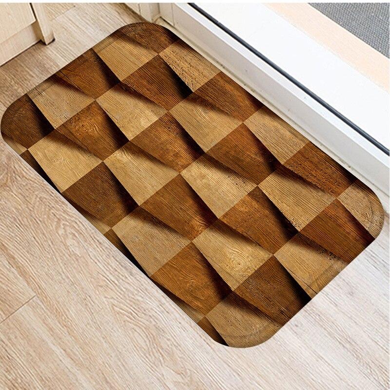 Home Mat Bedroom Entrance Doormat Floor Decoration Living Room Carpet Wood grain Home Mat Bedroom Entrance Doormat Floor Decoration Living Room Carpet Wood grain