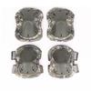 Camouflage Tactical Knee & Elbow Pads Set: 4-Piece Gear for Combat, Training, Riding & Sports Protection