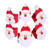 4PCS/Lot Handmade Christmas Santa Napkin Rings for Case Napkin Holders Home Party Dinner Table Ornaments Supplies top sale