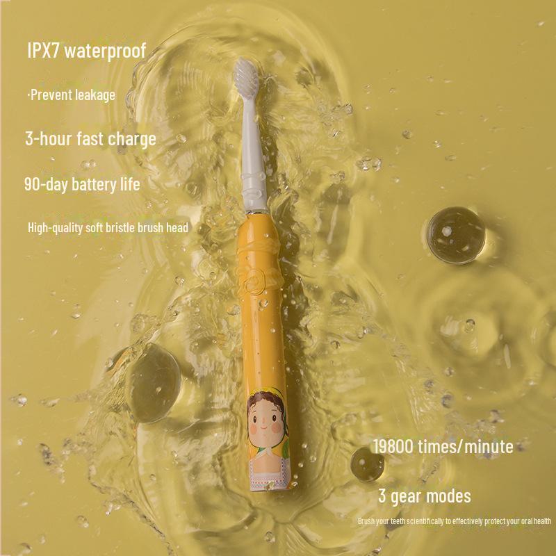 Xiaohongshu Girls Series: Optional Pattern Sonic USB Rechargeable Adult Electric Toothbrush